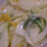 fresh fennel and orange salad