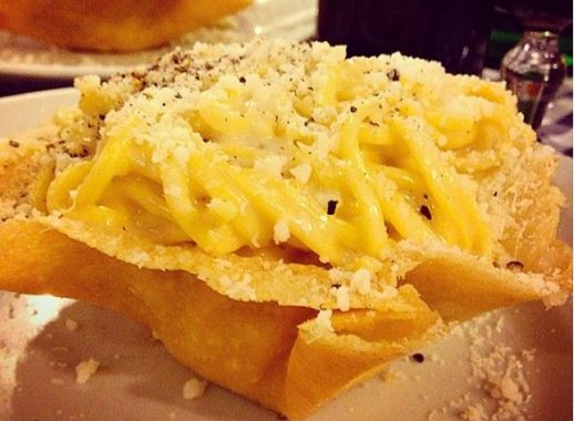 parmesan cheese pasta basket