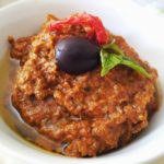 Sun-dried tomato and black olive tapenade