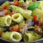 sausage tomato and penne rigate salad