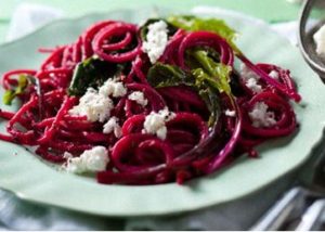 roasted beet spaghetti