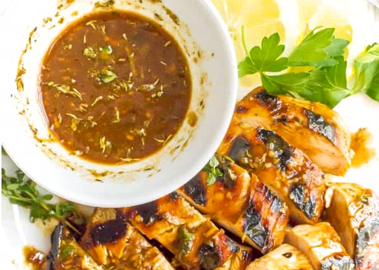 balsamic and herb marinade