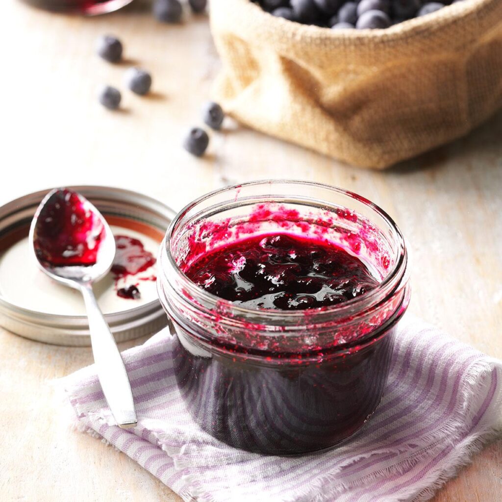 blueberry Beaujolais jam