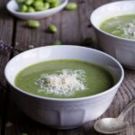 Creamy fava bean soup
