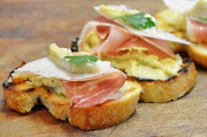 artichoke pate bruschetta