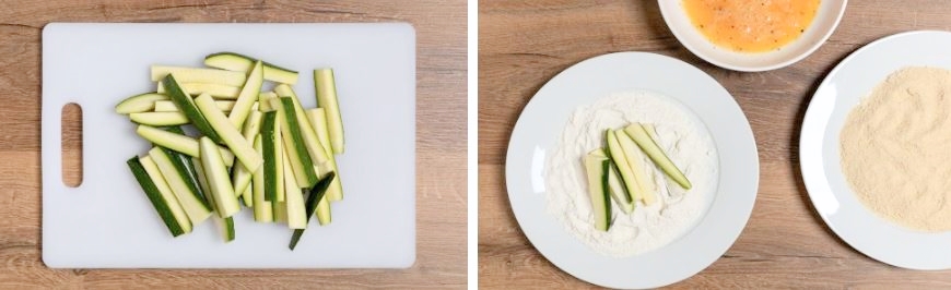 baked breaded zucchini